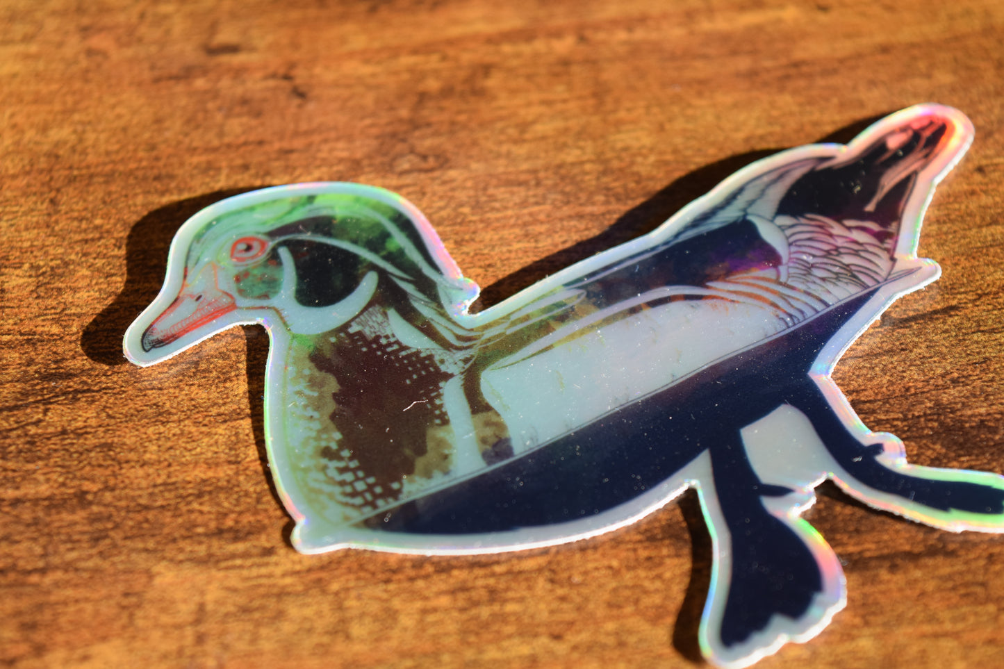 wood duck sticker