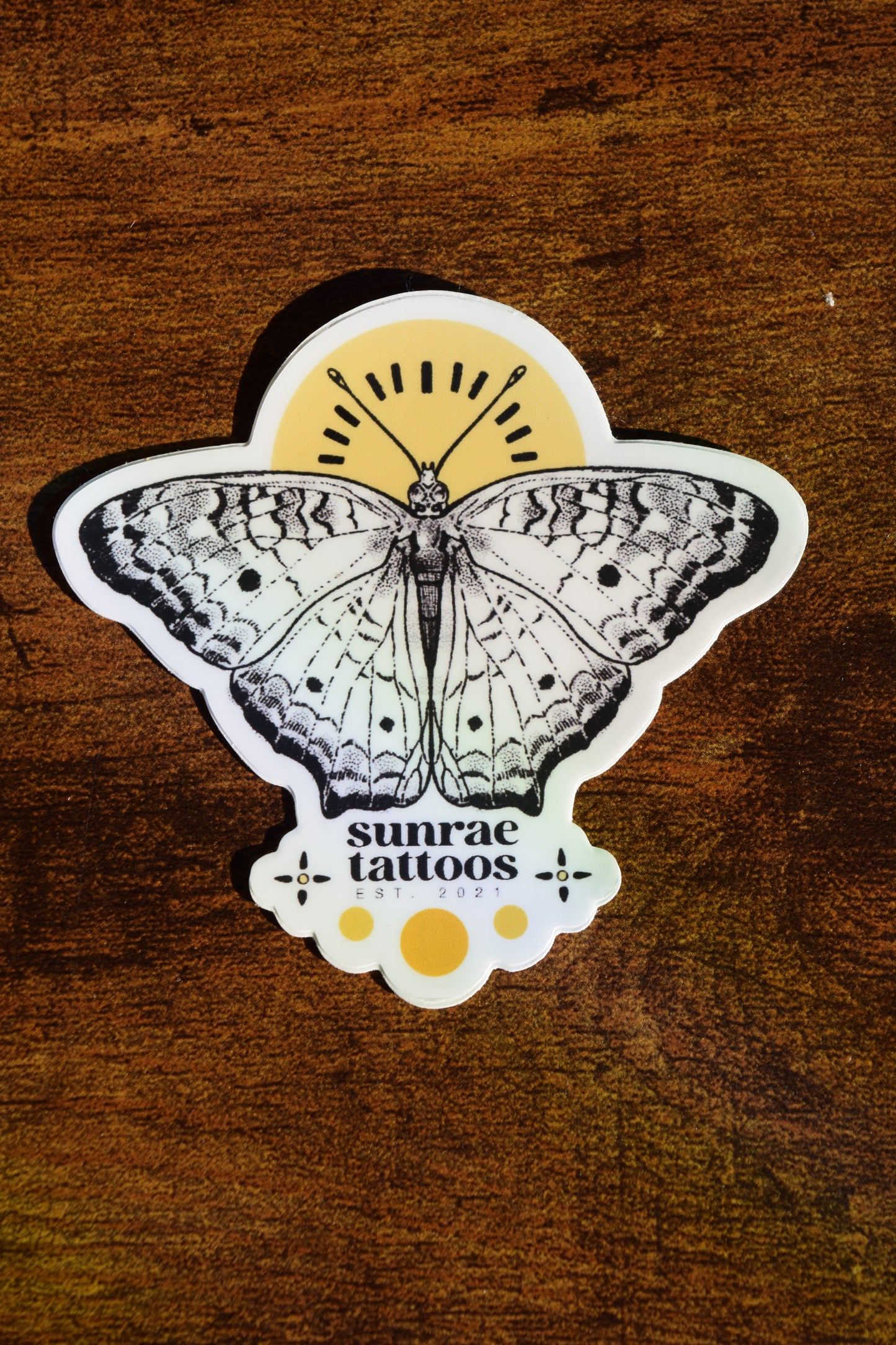 sun moth sticker