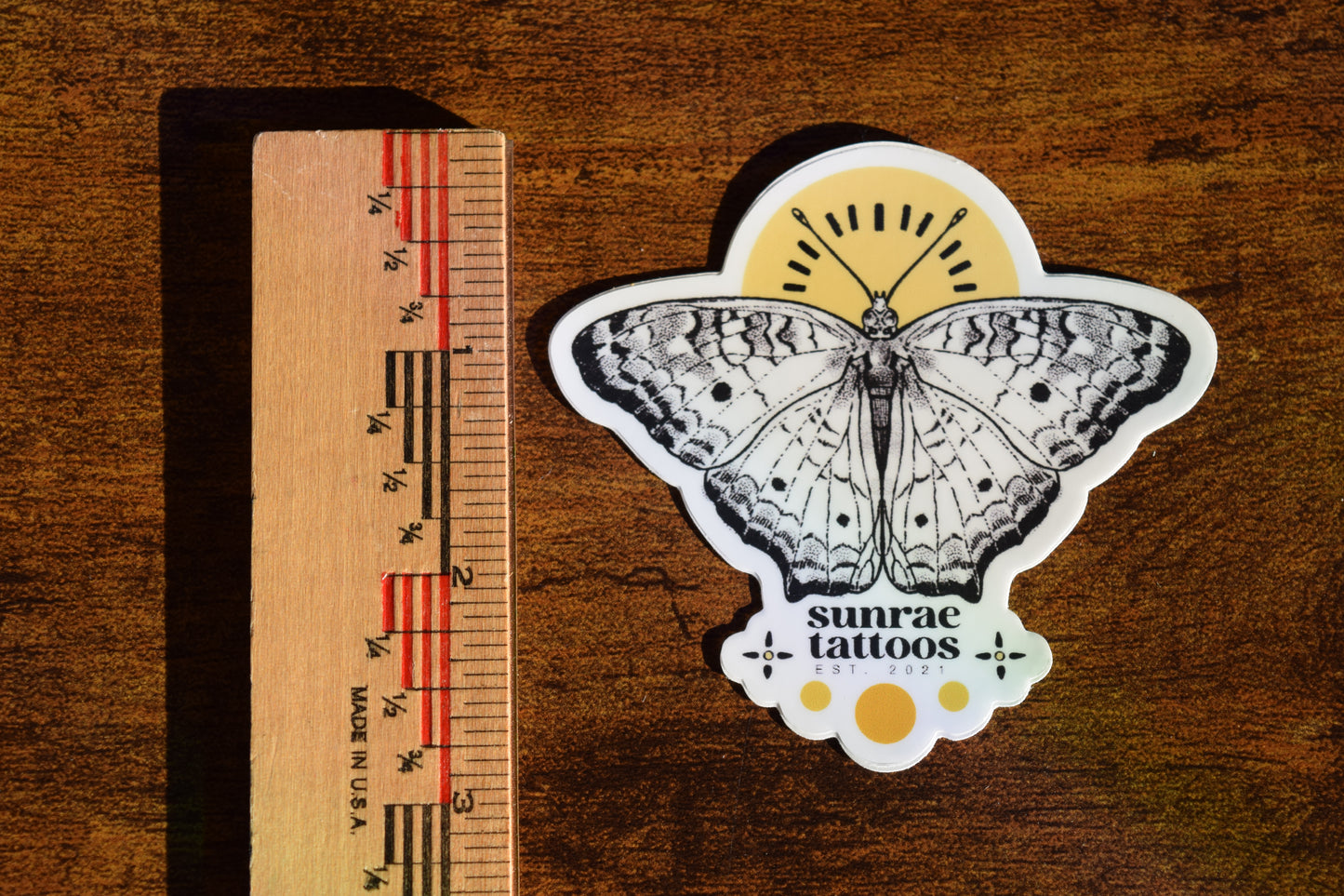 sun moth sticker