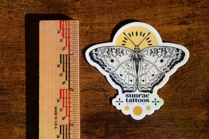 sun moth sticker