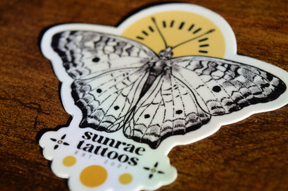 sun moth sticker