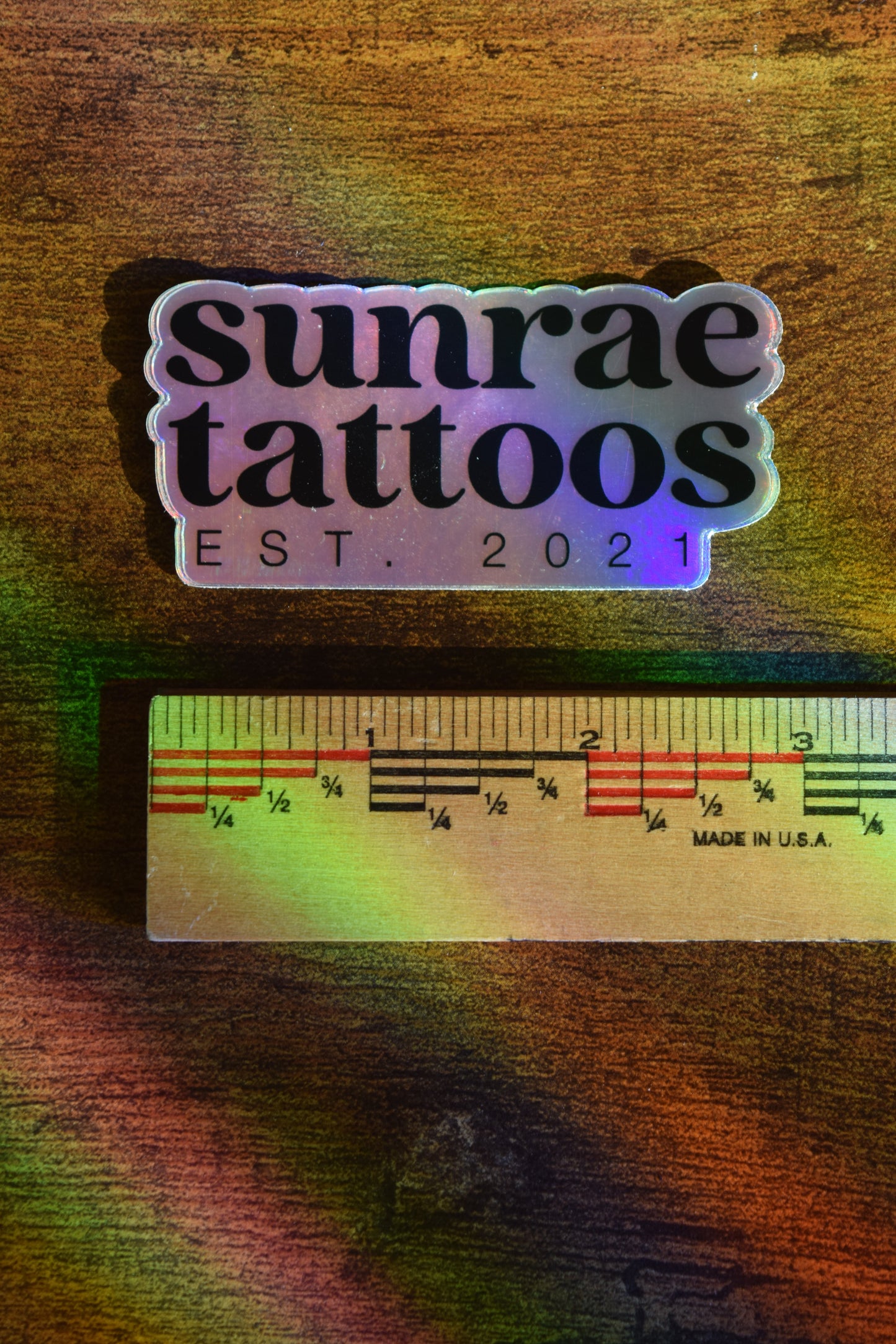 sunrae holographic sticker