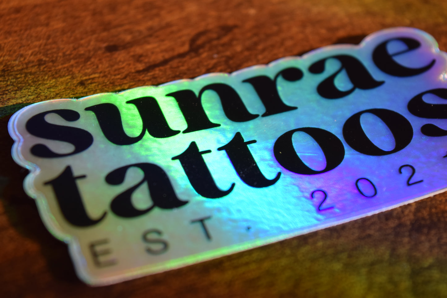 sunrae holographic sticker